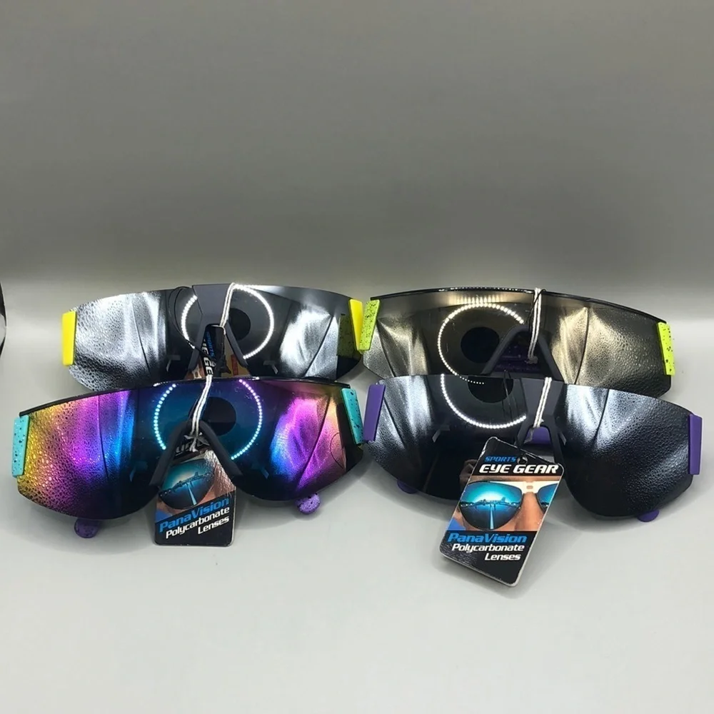 Vintage new old stock eye gear by opti ray bundle 4 sporty sunglasses.